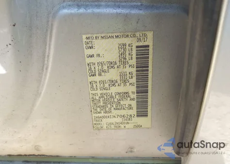 2018 Nissan Frontier Sv from USA, damaged, VIN 1N6AD0ER1JN706282